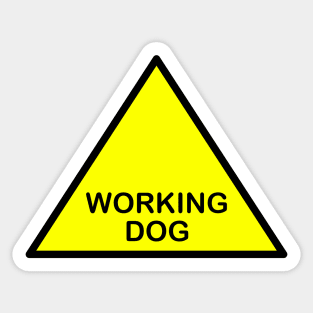 Working dog Sticker